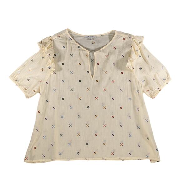 Madewell Embroidered Gazebo Top XL - Picture 3 of 13